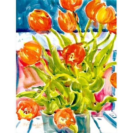 PatioPlus 11 x 15 in. Flowers - Tulips Flag44; Garden Size